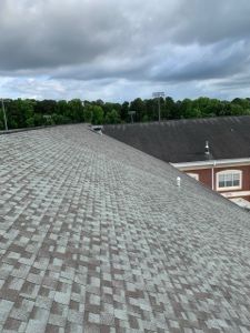 New roof on community school, October 2025