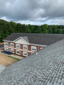 New roof on community school, October 2025